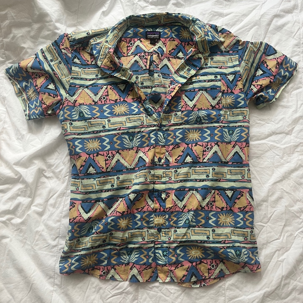 Patagonia patterned shirt